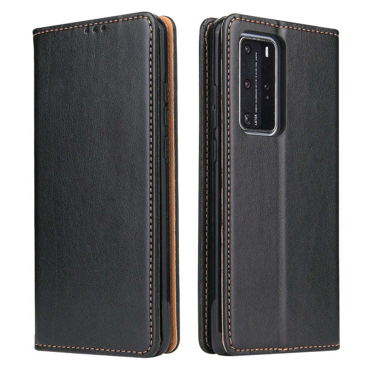 Fierre Shann PU Genuine Leather Texture Horizontal Flip Leather Case with Holder & Card Slots & Wallet, Series 1