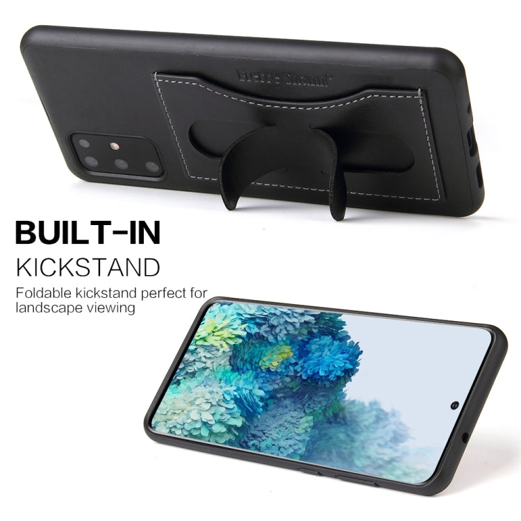 Fierre Shann Full Coverage PU Leather Protective Case with Holder & Card Slot