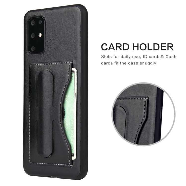 Fierre Shann Full Coverage PU Leather Protective Case with Holder & Card Slot