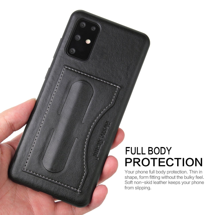 Fierre Shann Full Coverage PU Leather Protective Case with Holder & Card Slot