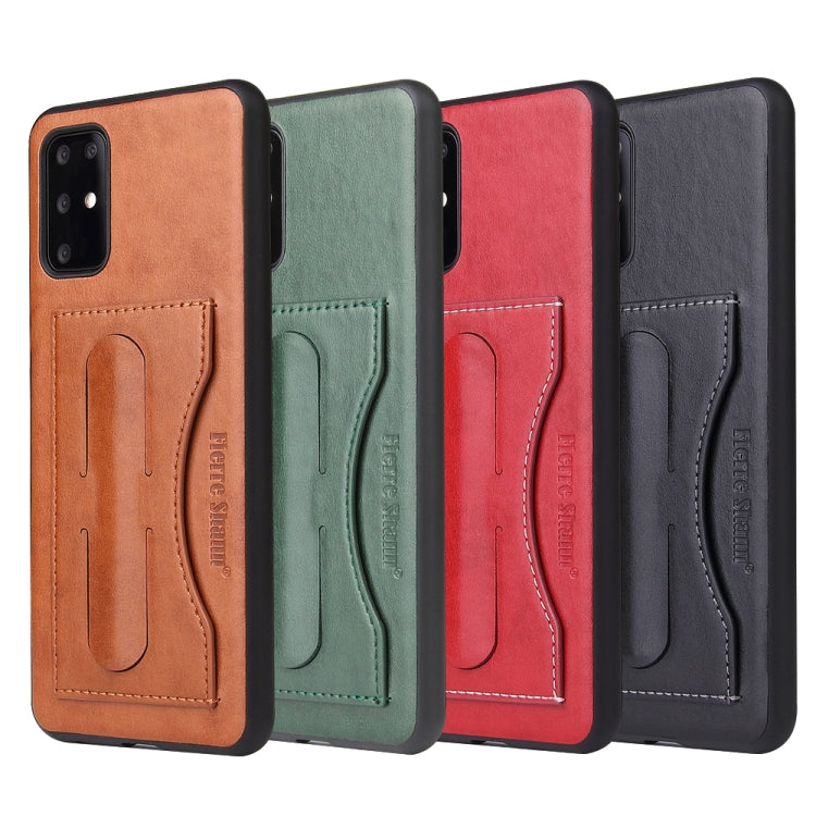 Fierre Shann Full Coverage PU Leather Protective Case with Holder & Card Slot