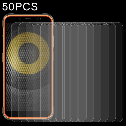 50 PCS 0.26mm 9H 2.5D Tempered Glass Film