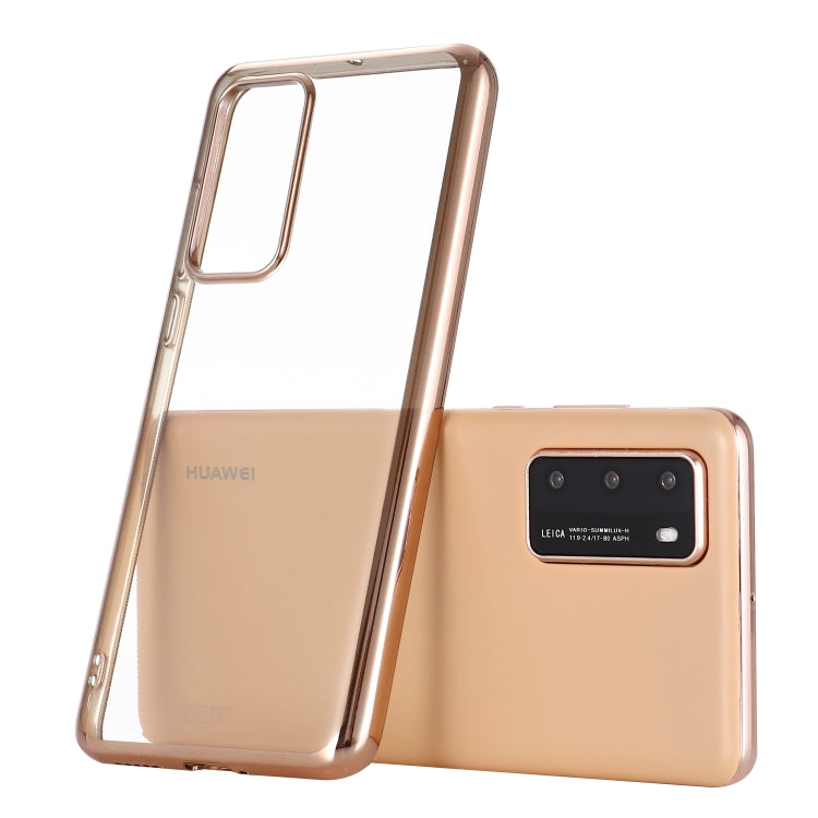 GEBEI Plating TPU Shockproof Protective Case, For Huawei P40, For Huawei P40 Pro, For Galaxy S20, For Galaxy S20+, For Galaxy S20 Ultra