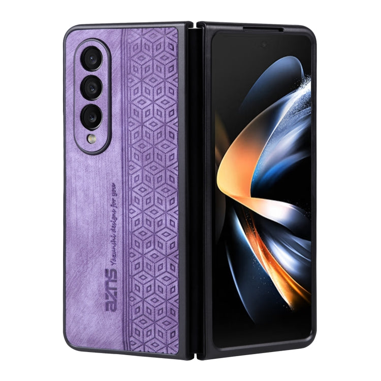 AZNS 3D Embossed Skin Feel Phone Case, For Samsung Galaxy Z Fold4 5G, For Samsung Galaxy Z Fold3 5G