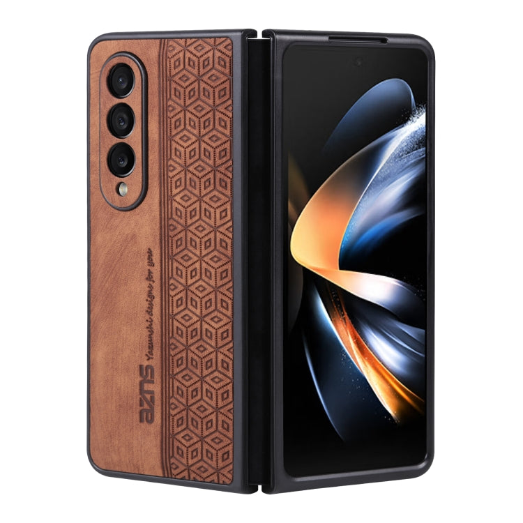 AZNS 3D Embossed Skin Feel Phone Case, For Samsung Galaxy Z Fold4 5G, For Samsung Galaxy Z Fold3 5G