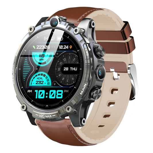 V20 Max 1.6 inch WiFi 4G SIM Card Dual Camera Smart Watch