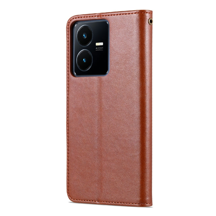 AZNS Sheepskin Texture Flip Leather Phone Case, For vivo Y22/Y22s/Y35 4G, For Huawei Mate 50 Pro, For Honor X40