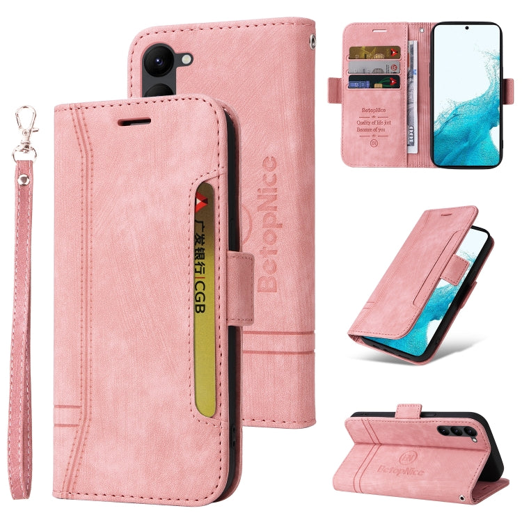 BETOPNICE Dual-side Buckle Leather Phone Case, For Samsung Galaxy S23 5G, For OPPO A17, For Samsung Galaxy S23+ 5G, For Samsung Galaxy S23 Ultra 5G