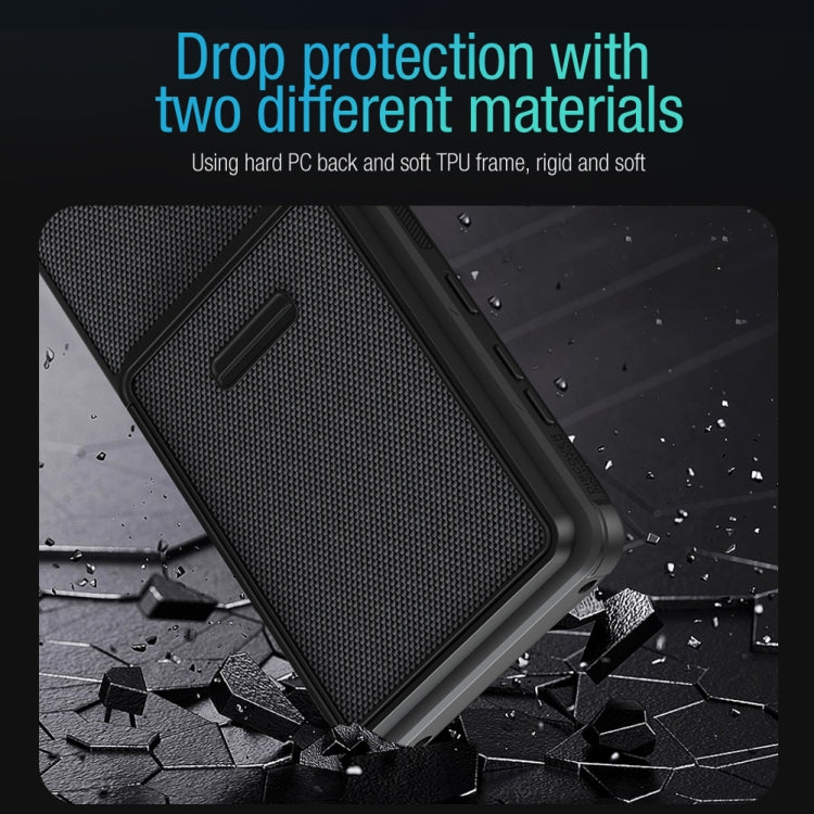 NILLKIN 3D Textured Camshield PC + TPU Phone Case, For Huawei Mate 50 Pro, For Xiaomi 12T/Redmi K50 Ultra