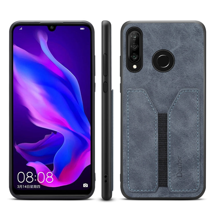 Denior DV Elastic Card PU Back Cover Phone Case, For Huawei Mate 40 Pro+, For Huawei Mate 30, For Huawei Mate 30 Pro, For Huawei P30, For Huawei P30 Pro, For Huawei P30 Lite