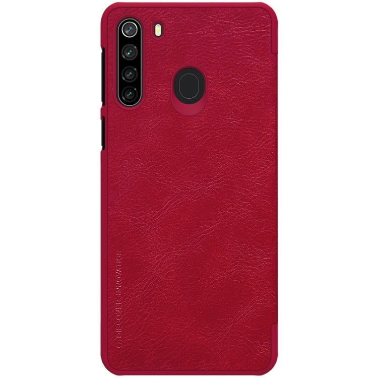 NILLKIN QIN Series Crazy Horse Texture Horizontal Flip Leather Case With Card Slot, For Huawei P40 Lite, For Huawei nova 6 SE, For Huawei nova 7i, For Samsung Galaxy A11, For Samsung Galaxy A41, For Xiaomi Redmi K30 Pro, For Samsung Galaxy A21