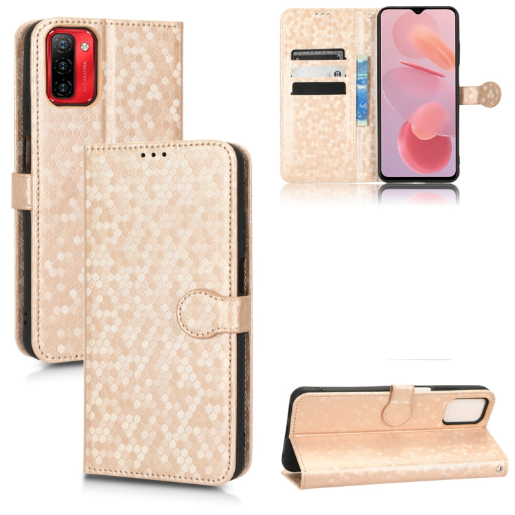 Honeycomb Dot Texture Leather Phone Case, For Ulefone Note 13P, For Ulefone Note 12P, For Oukitel WP12 / 12 Pro, For Oukitel WP13, For Oukitel WP15, For Oukitel WP16