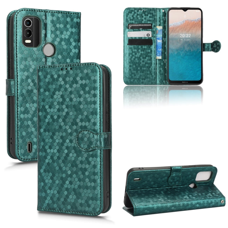 Honeycomb Dot Texture Leather Phone Case, For Oukitel WP18, For Nokia C21 Plus, For Nokia C200, For Nokia G21, For Nokia G60 5G, For Nokia C21