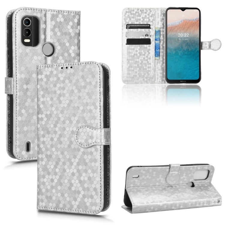 Honeycomb Dot Texture Leather Phone Case, For Oukitel WP18, For Nokia C21 Plus, For Nokia C200, For Nokia G21, For Nokia G60 5G, For Nokia C21