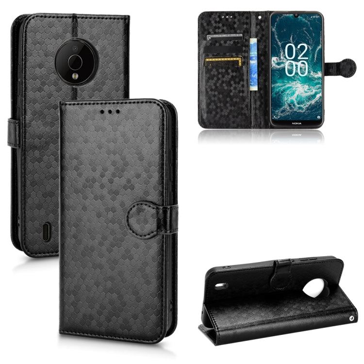 Honeycomb Dot Texture Leather Phone Case, For Oukitel WP18, For Nokia C21 Plus, For Nokia C200, For Nokia G21, For Nokia G60 5G, For Nokia C21