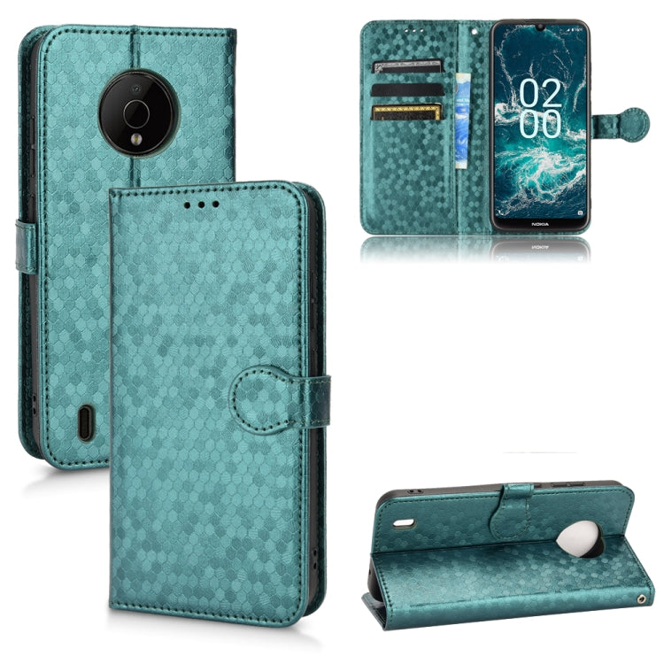 Honeycomb Dot Texture Leather Phone Case, For Oukitel WP18, For Nokia C21 Plus, For Nokia C200, For Nokia G21, For Nokia G60 5G, For Nokia C21