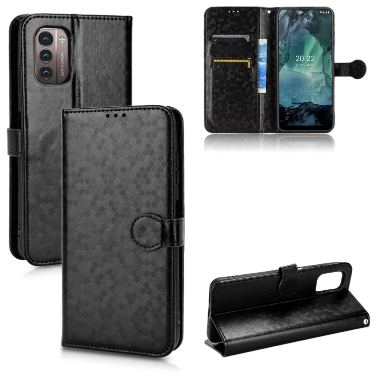 Honeycomb Dot Texture Leather Phone Case, For Oukitel WP18, For Nokia C21 Plus, For Nokia C200, For Nokia G21, For Nokia G60 5G, For Nokia C21