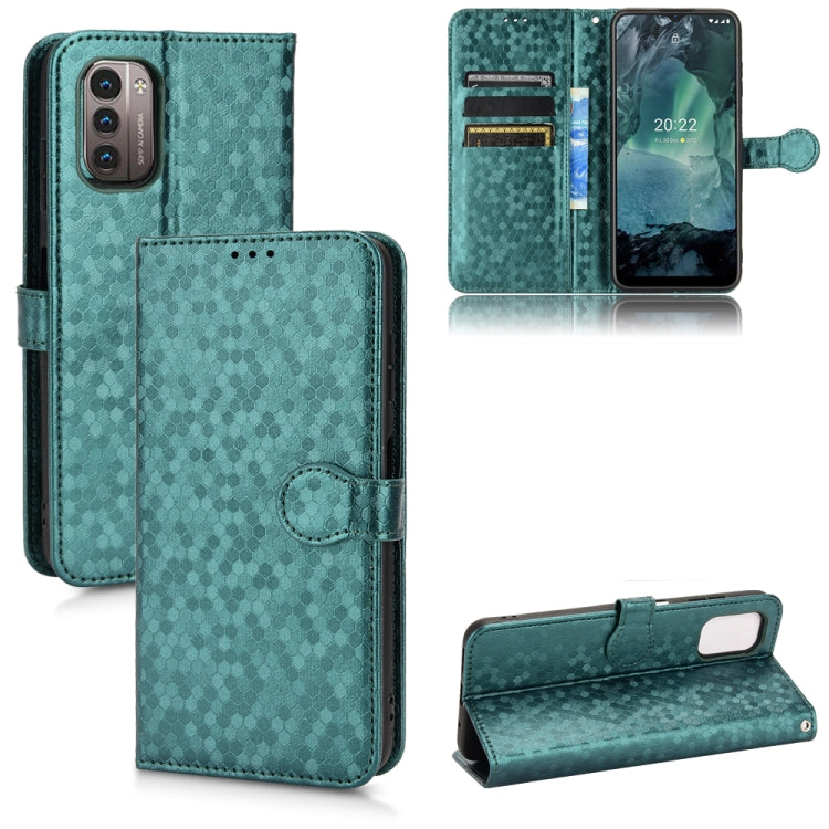 Honeycomb Dot Texture Leather Phone Case, For Oukitel WP18, For Nokia C21 Plus, For Nokia C200, For Nokia G21, For Nokia G60 5G, For Nokia C21