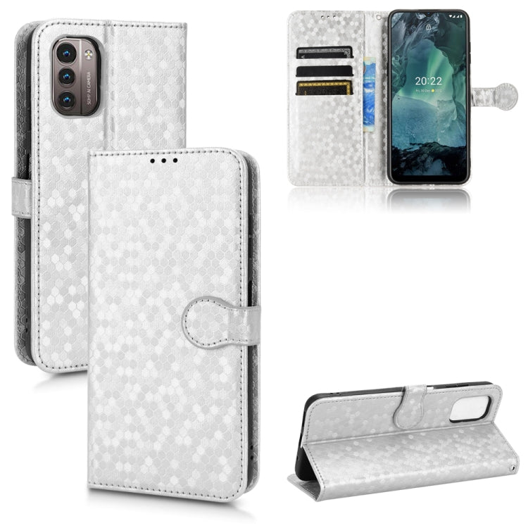 Honeycomb Dot Texture Leather Phone Case, For Oukitel WP18, For Nokia C21 Plus, For Nokia C200, For Nokia G21, For Nokia G60 5G, For Nokia C21