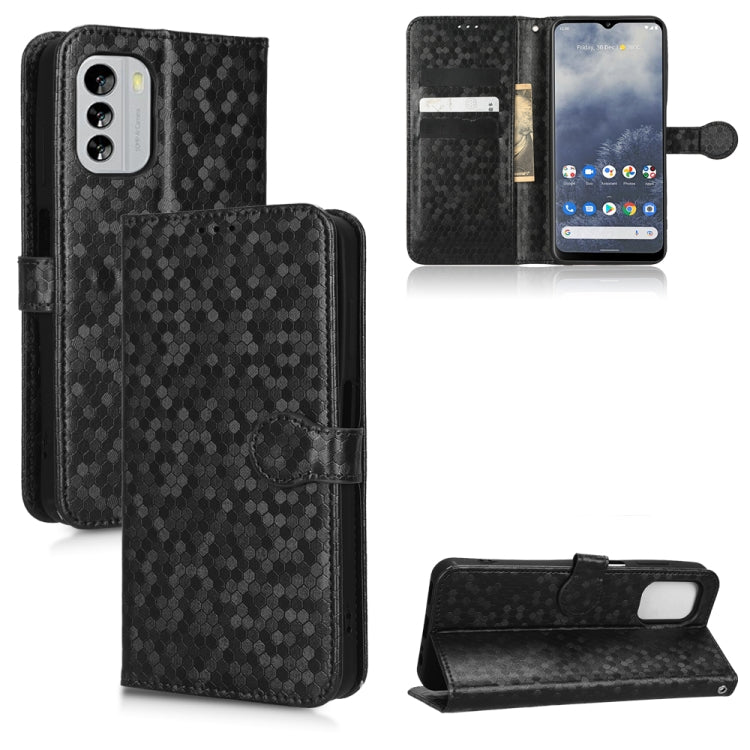 Honeycomb Dot Texture Leather Phone Case, For Oukitel WP18, For Nokia C21 Plus, For Nokia C200, For Nokia G21, For Nokia G60 5G, For Nokia C21