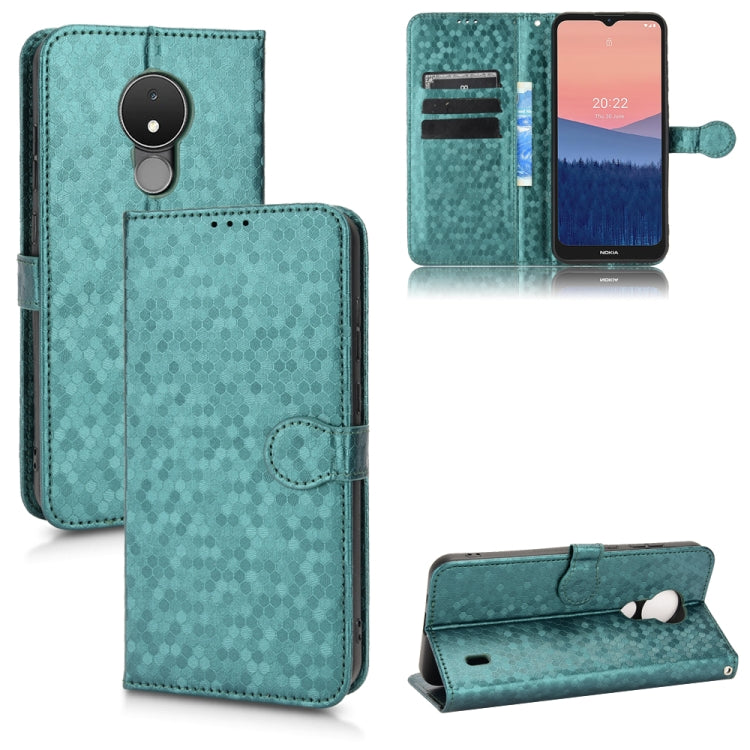 Honeycomb Dot Texture Leather Phone Case, For Oukitel WP18, For Nokia C21 Plus, For Nokia C200, For Nokia G21, For Nokia G60 5G, For Nokia C21