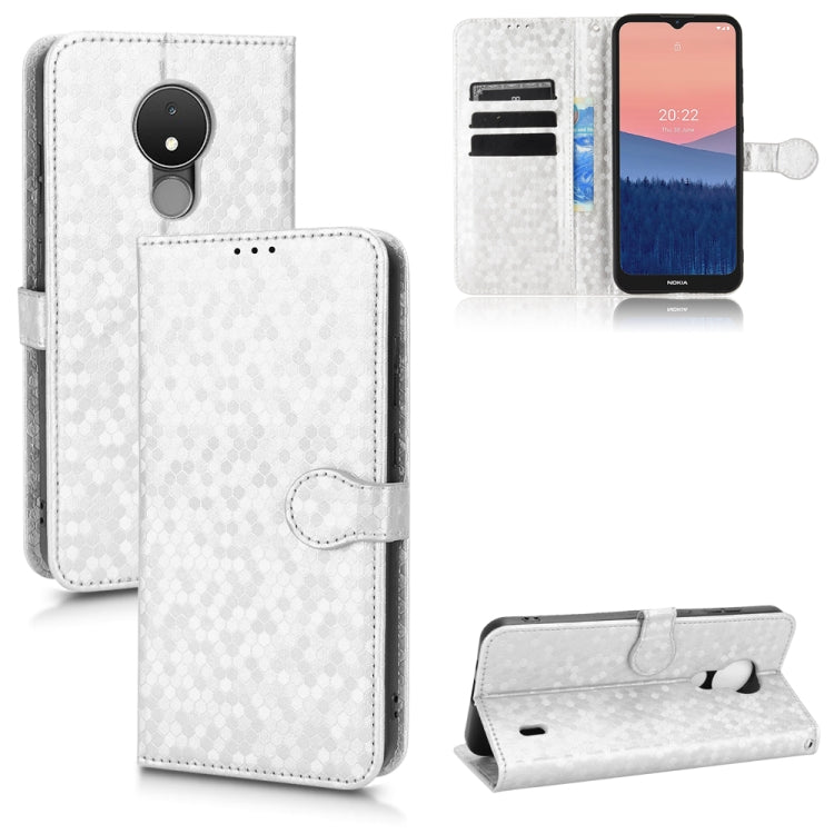 Honeycomb Dot Texture Leather Phone Case, For Oukitel WP18, For Nokia C21 Plus, For Nokia C200, For Nokia G21, For Nokia G60 5G, For Nokia C21