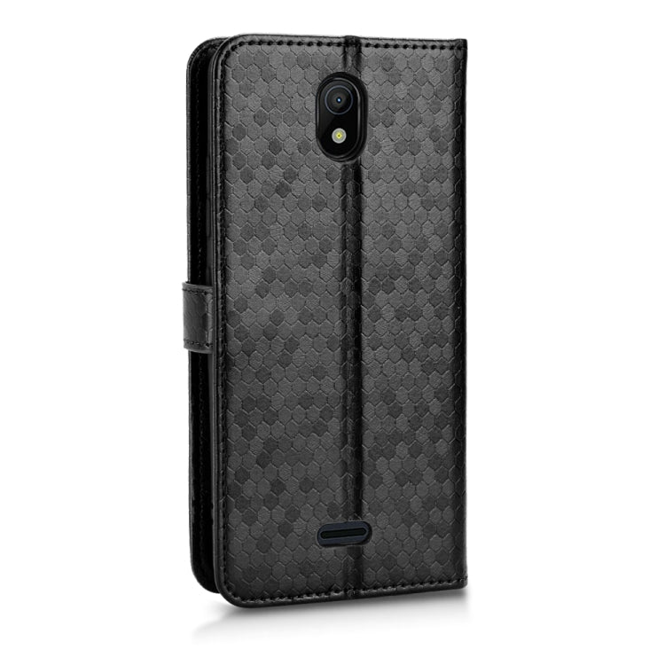 Honeycomb Dot Texture Leather Phone Case, For Nokia C100