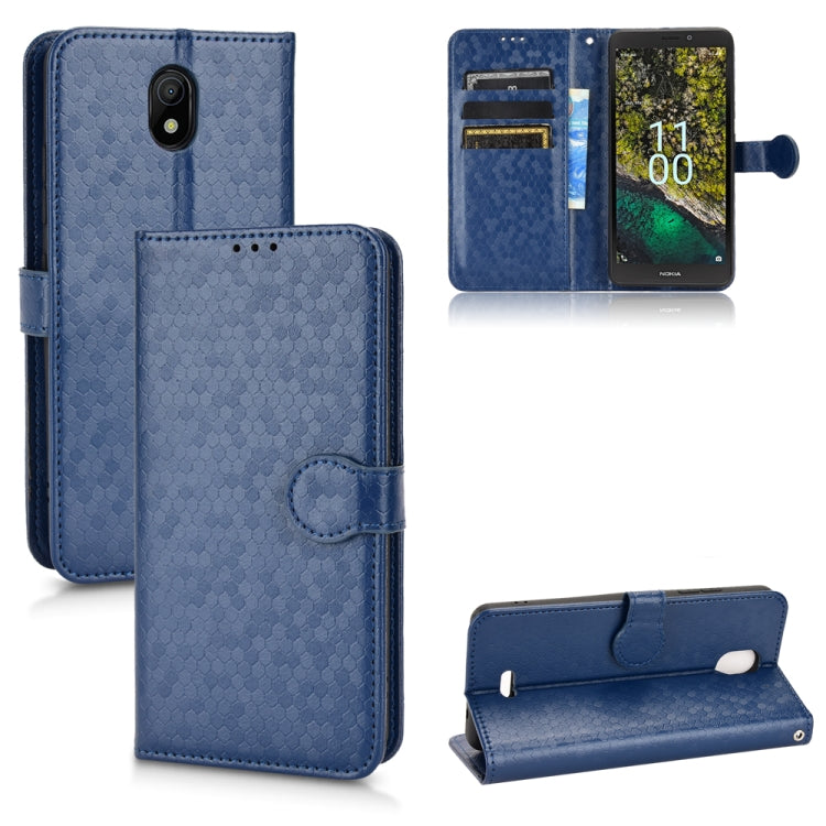 Honeycomb Dot Texture Leather Phone Case, For Nokia C100