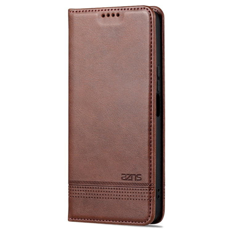 AZNS Magnetic Calf Texture Flip Leather Phone Case