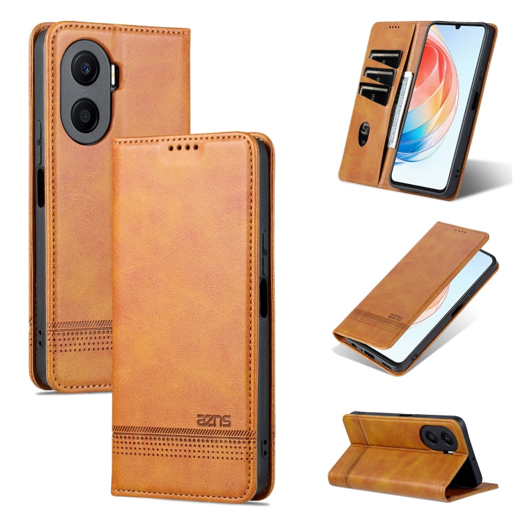 AZNS Magnetic Calf Texture Flip Leather Phone Case