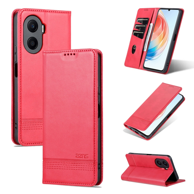 AZNS Magnetic Calf Texture Flip Leather Phone Case