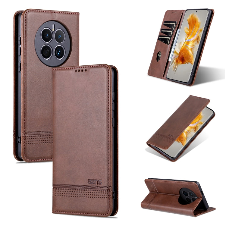 AZNS Magnetic Calf Texture Flip Leather Phone Case