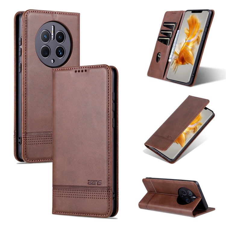 AZNS Magnetic Calf Texture Flip Leather Phone Case