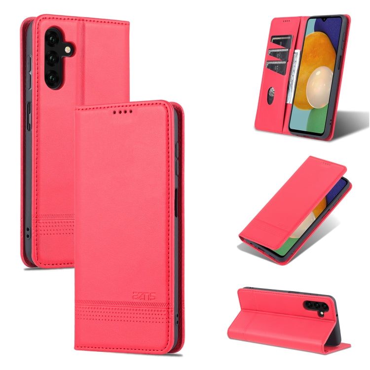 AZNS Magnetic Calf Texture Flip Leather Phone Case