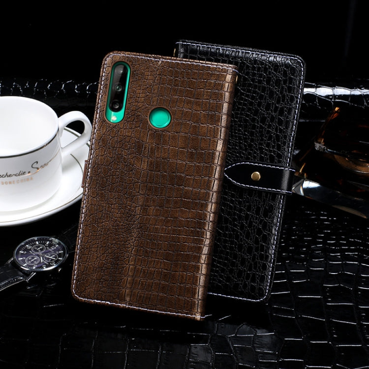 idewei Crocodile Texture Horizontal Flip Leather Case with Holder & Card Slots & Wallet