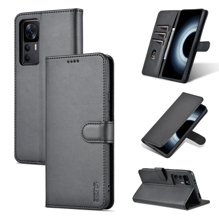 AZNS Skin Feel Calf Texture Flip Leather Phone Case, For Xiaomi 12T / 12T Pro / Redmi K50 Ultra, For Huawei Mate 50 Pro, For Honor X40