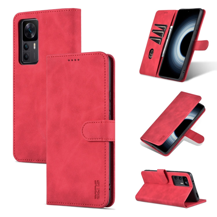 AZNS Skin Feel Calf Texture Flip Leather Phone Case, For Xiaomi 12T / 12T Pro / Redmi K50 Ultra, For Huawei Mate 50 Pro, For Honor X40