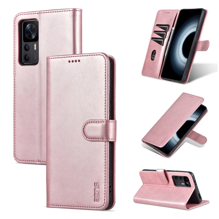 AZNS Skin Feel Calf Texture Flip Leather Phone Case, For Xiaomi 12T / 12T Pro / Redmi K50 Ultra, For Huawei Mate 50 Pro, For Honor X40