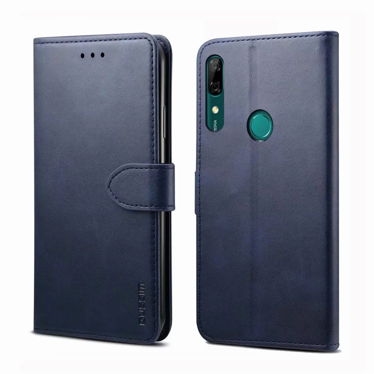 GUSSIM Business Style Horizontal Flip Leather Case with Holder & Card Slots & Wallet, For Huawei P Smart Z, For Huawei Y9 Prime (2019)