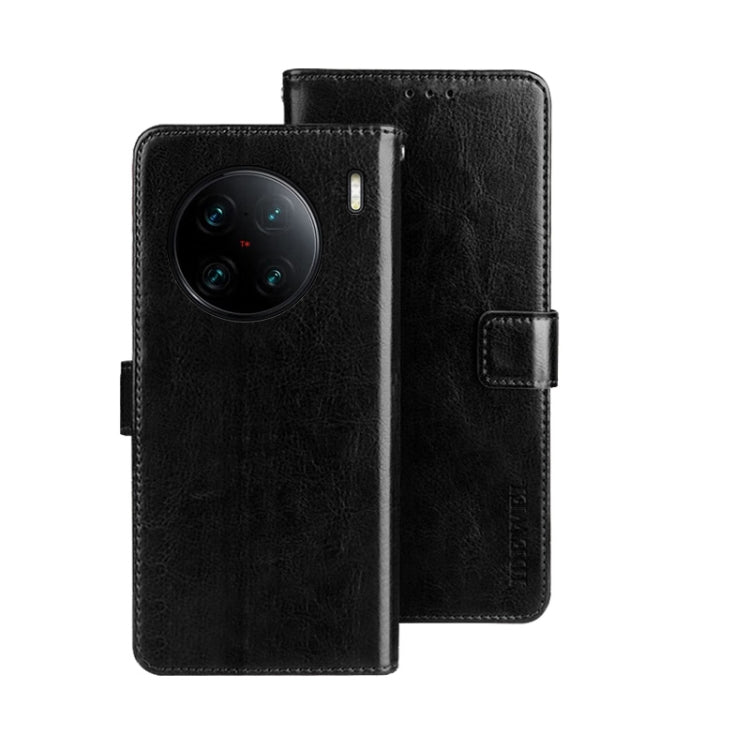 idewei Crazy Horse Texture Leather Phone Case, For Tecno Pova Neo 2, For vivo X90, For vivo X90 Pro, For vivo X90 Pro+