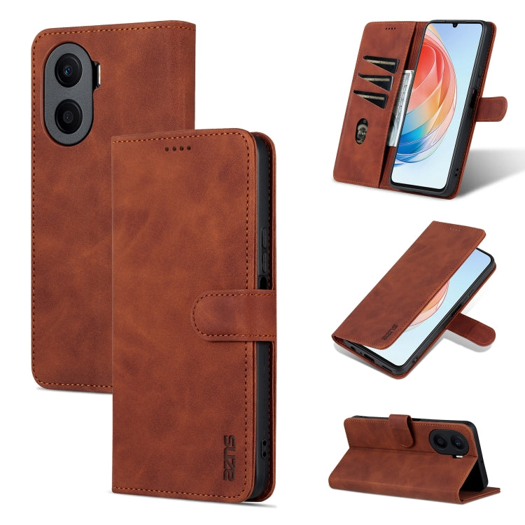 AZNS Skin Feel Calf Texture Flip Leather Phone Case