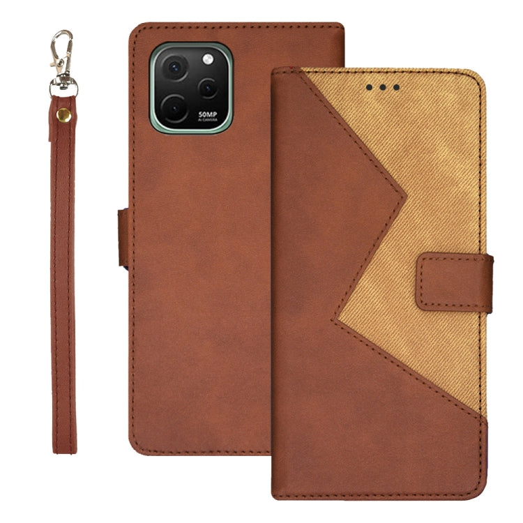 idewei Two-color Splicing Leather Phone Case, Series 1