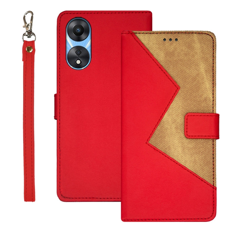 idewei Two-color Splicing Leather Phone Case, Series 1