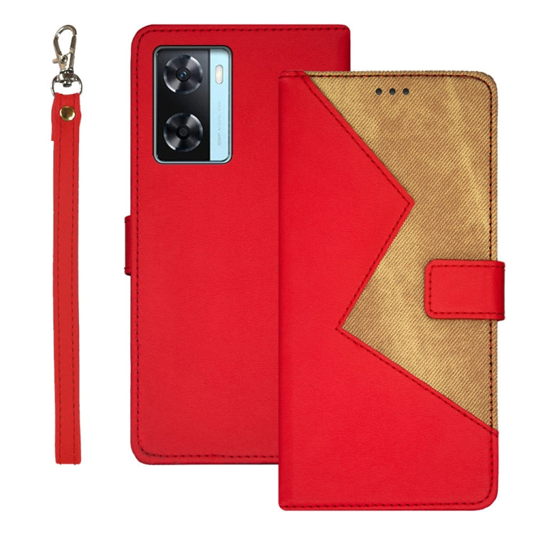 idewei Two-color Splicing Leather Phone Case, Series 1