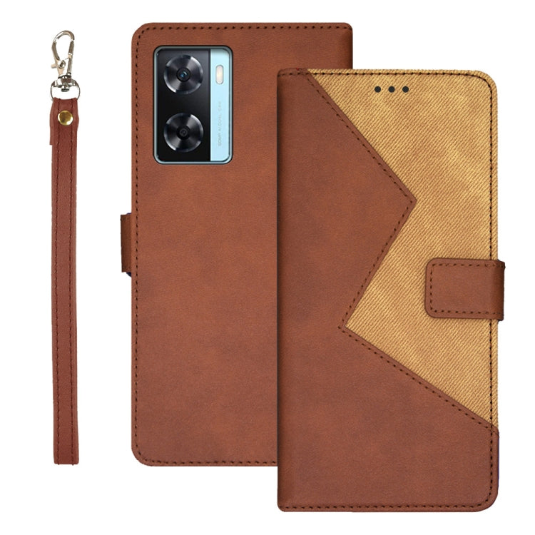 idewei Two-color Splicing Leather Phone Case, Series 1