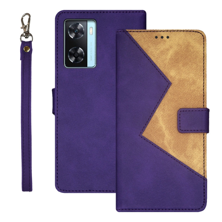 idewei Two-color Splicing Leather Phone Case, Series 1