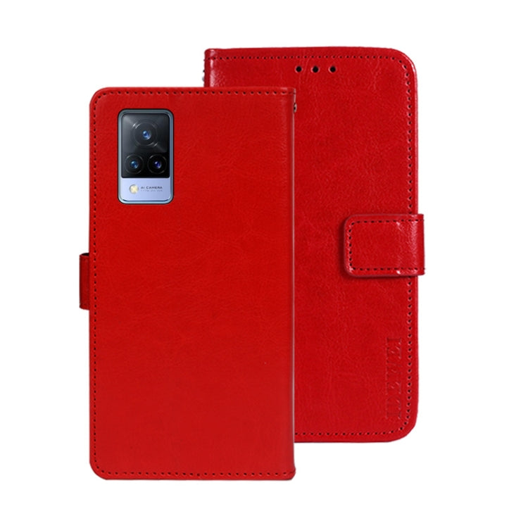 idewei Crazy Horse Texture Leather Phone Case, For Tecno Pova 4, For vivo V21s, For ZTE Axon 30S, For ZTE Blade A72 4G