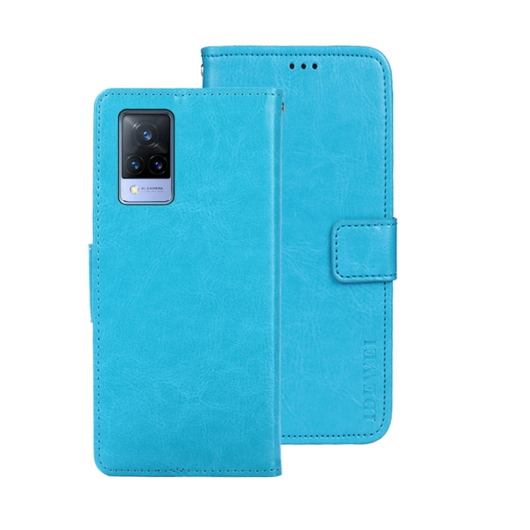 idewei Crazy Horse Texture Leather Phone Case, For Tecno Pova 4, For vivo V21s, For ZTE Axon 30S, For ZTE Blade A72 4G