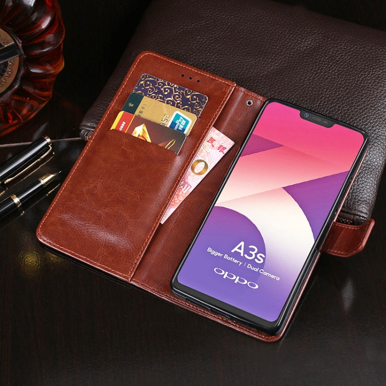 idewei Crazy Horse Texture Horizontal Flip Leather Case with Holder & Card Slots & Wallet, Series 3