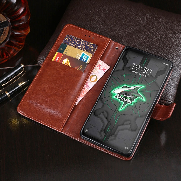 idewei Crazy Horse Texture Horizontal Flip Leather Case with Holder & Card Slots & Wallet, Series 2